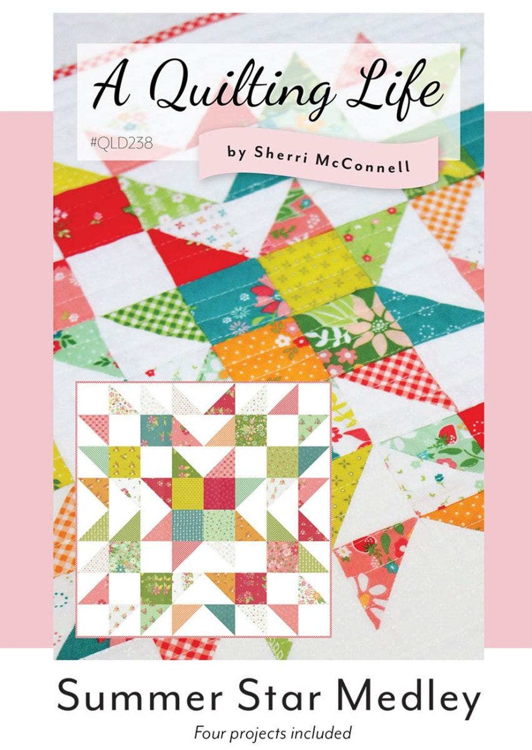 Summer Star Medley Quilt Pattern - Etsy