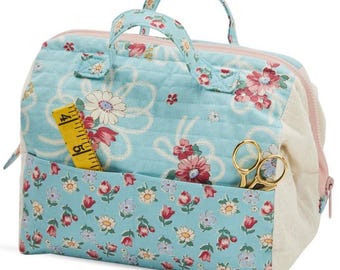 Stylish Sewing Caddy with Hardware designed by Kristyne Czepuryk of Pretty by Hand