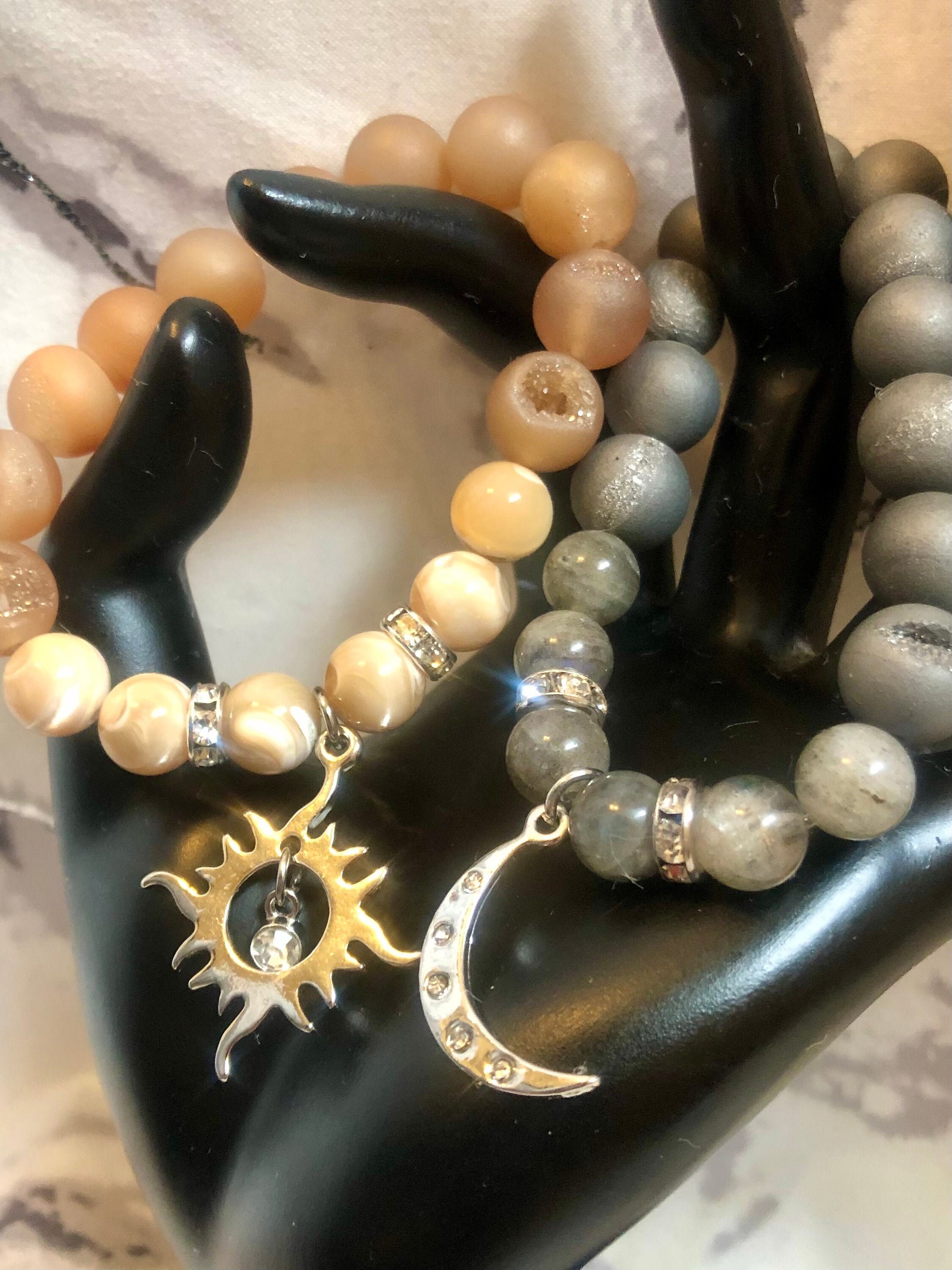 Moon and Sun Bracelets Etsy