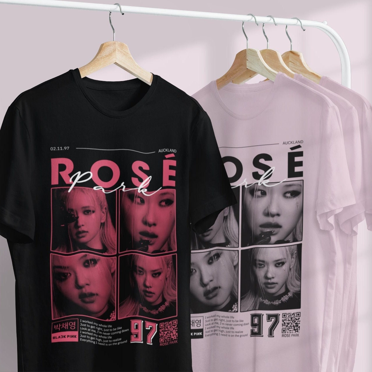 Discover Camiseta Rosé Blackpink Born Pink Tour Mundial 2022 2023 para Hombre Mujer