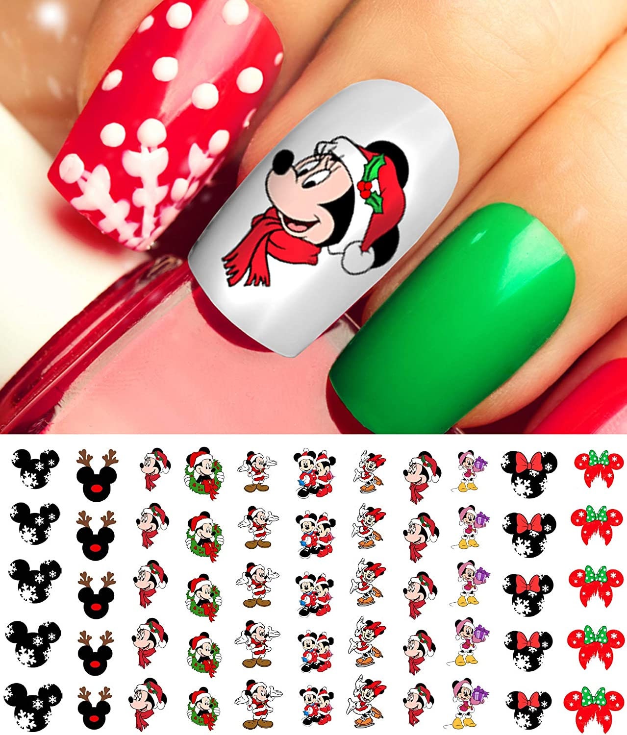 It's Mickey Mouse Disney Water Nail Art Transfers Stickers Decals - Set of  88 - A1221