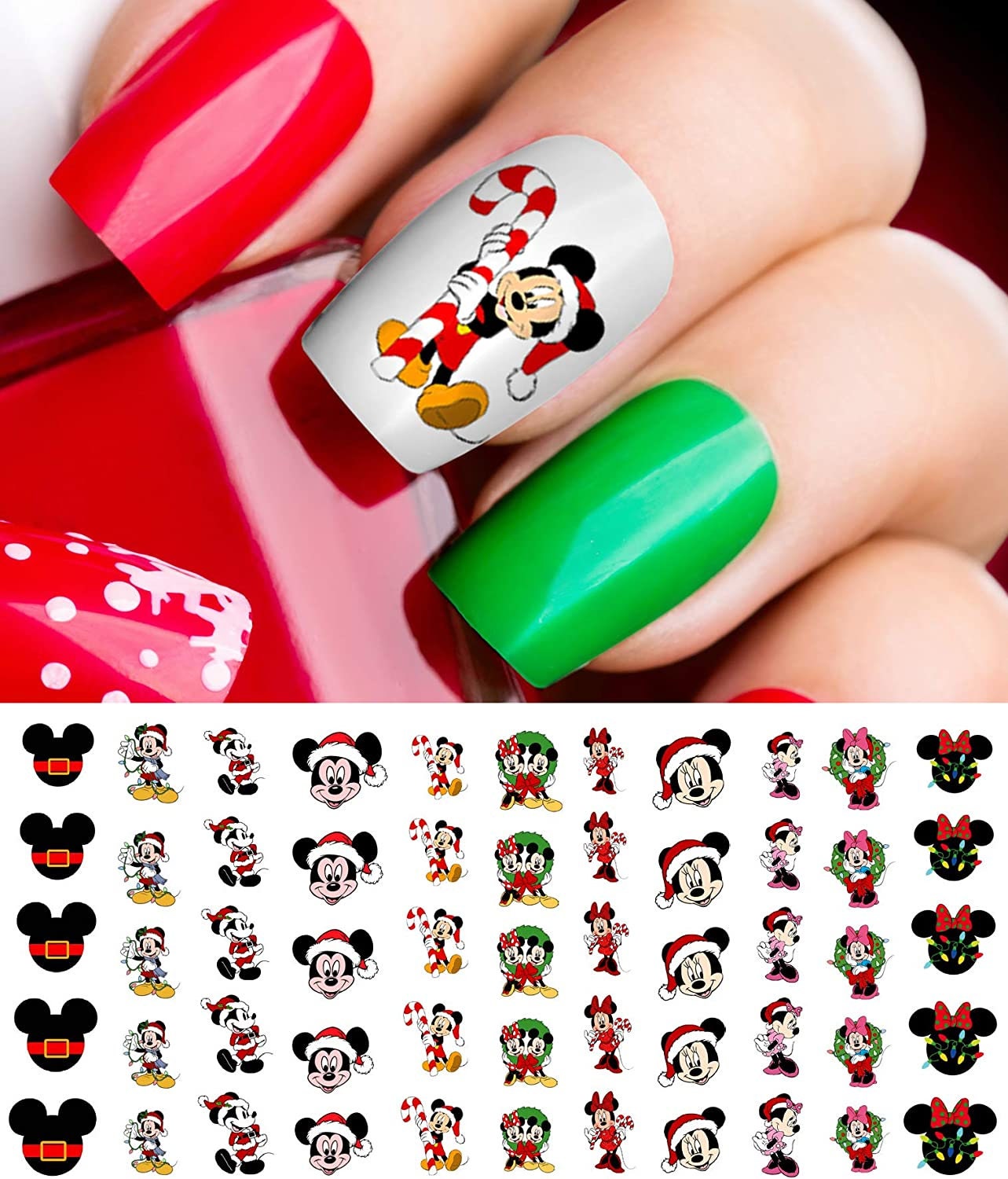 It's Mickey Mouse Disney Water Nail Art Transfers Stickers Decals - Set of  88 - A1221