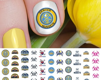 Denver Nuggets Basketball - Nail Art Decals (official Moon Sugar Decals)