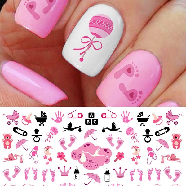 Its a Girl Nail Decals