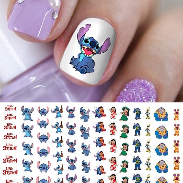 Lilo & Stitch - Disney Nail Decals