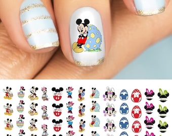 Mickey Mouse Easter Day - Nail Decals