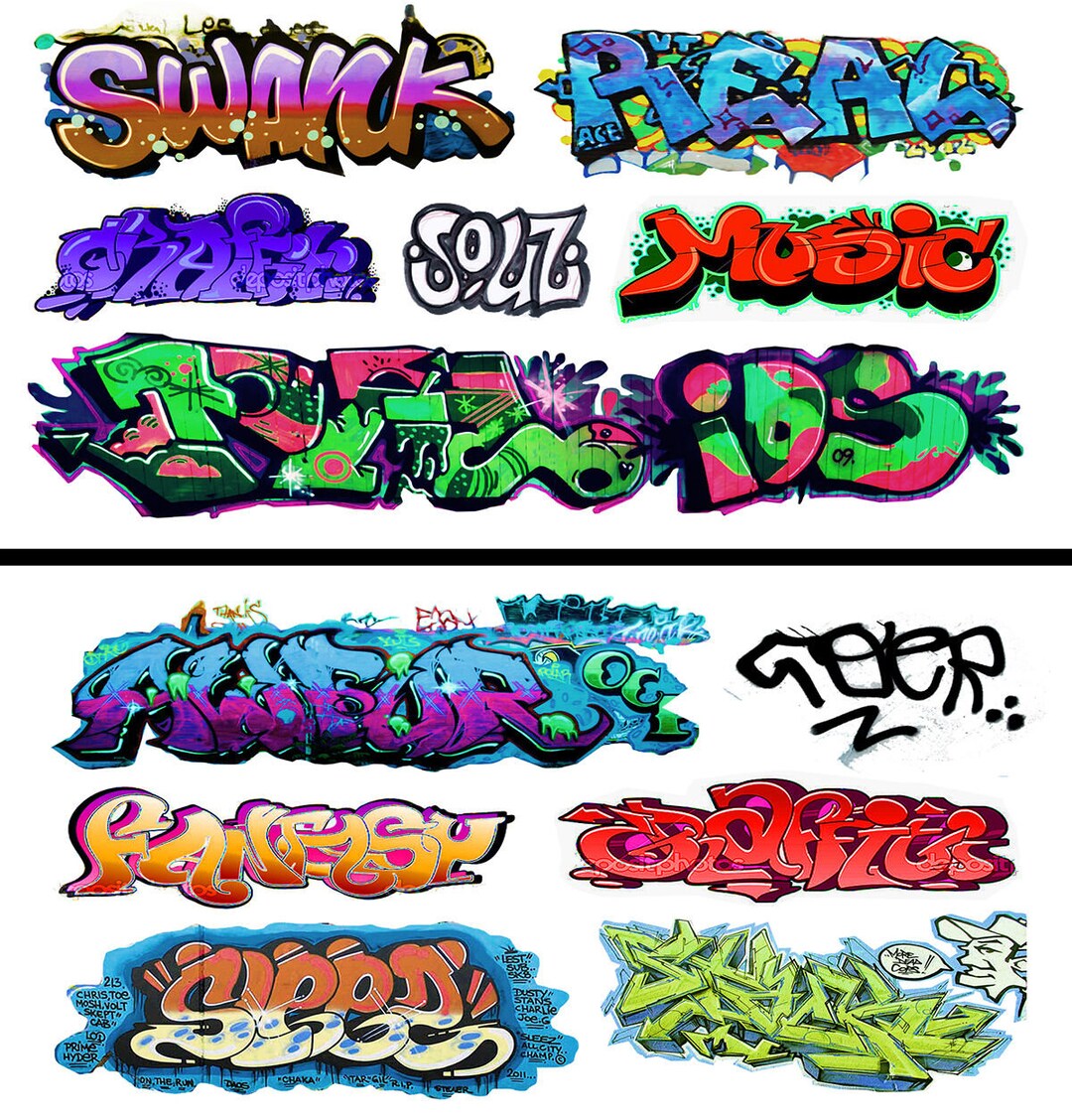 HO Scale Train Graffiti Decals 2 Pack 21 for Model Trains Etsy