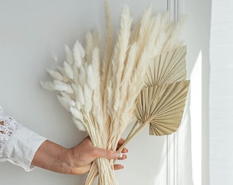 Dried Flowers Starter Pack Palms Pampas Bunny Tails