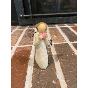 Willow Tree “angel Of The Heart” Year 2000 Statue 4.5 Inch Tall