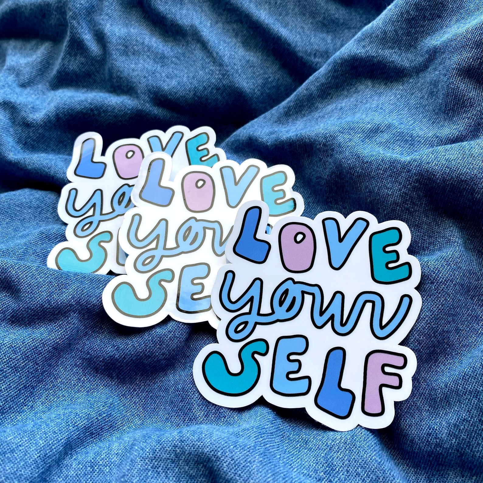 Love Yourself Sticker Stickers Self Love Inspirational Etsy