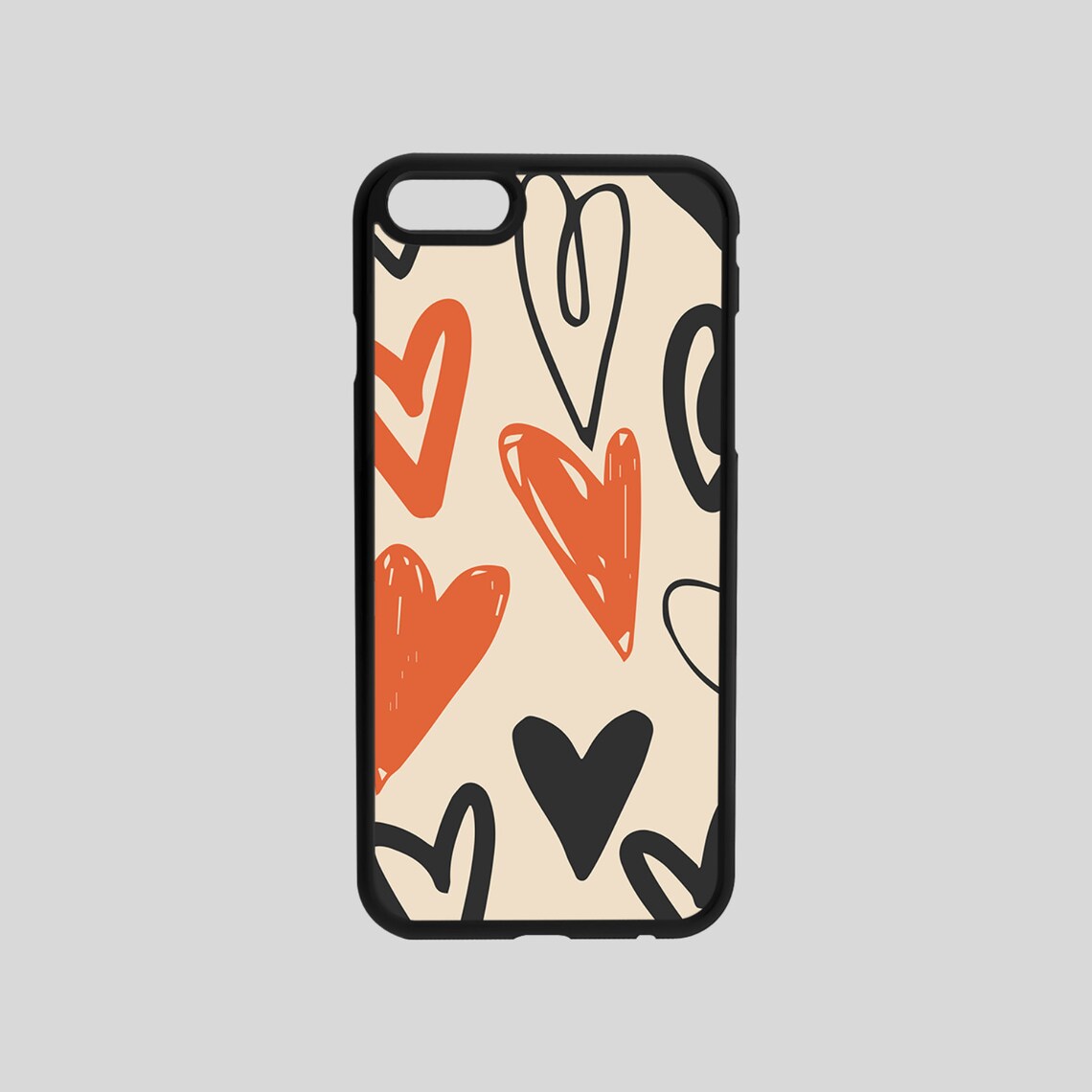 Heart Print Phone Case for iPhone 12 Pro Max iPhone 11 Etsy