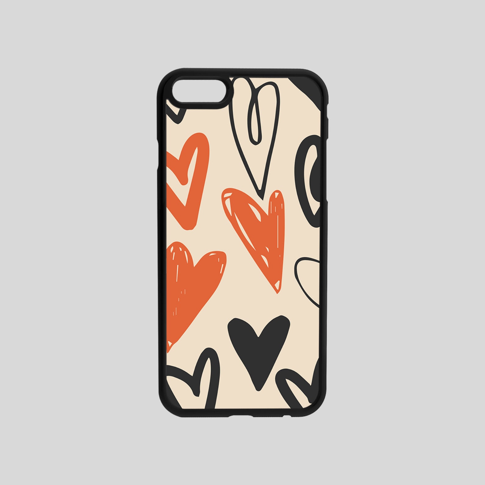 Heart Print Phone Case for iPhone 12 Pro Max iPhone 11 Etsy