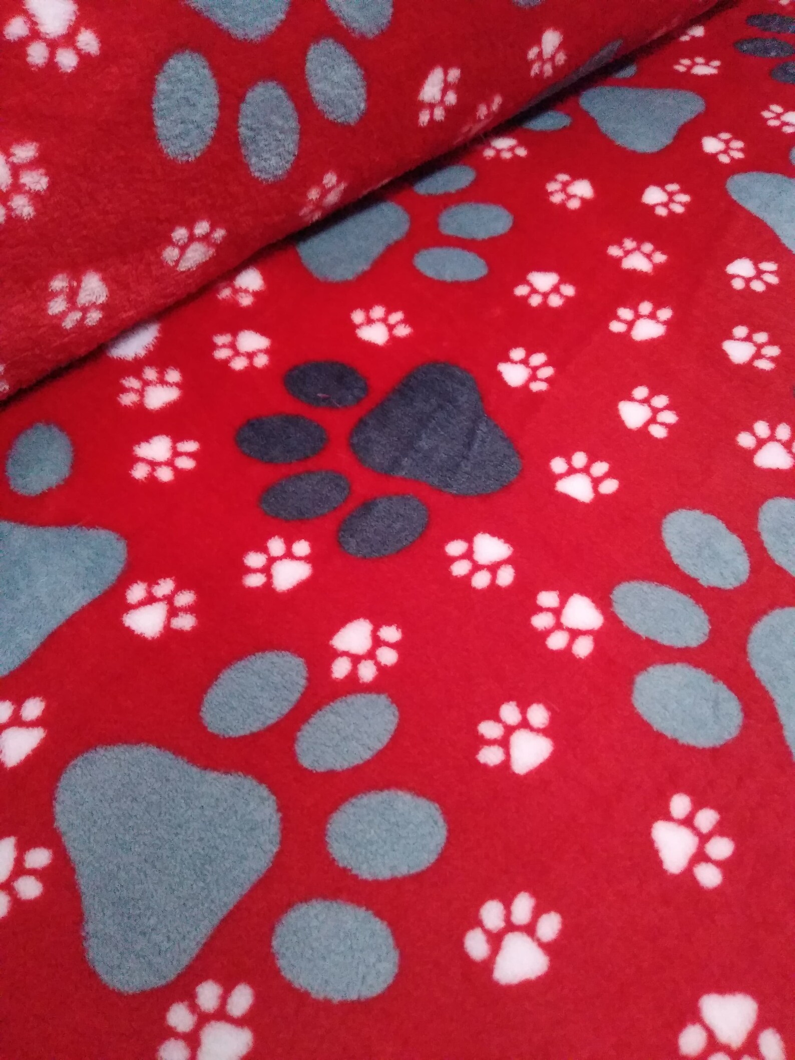 14.50euro/m dog print fleece fabric polar fleece patterned  Etsy