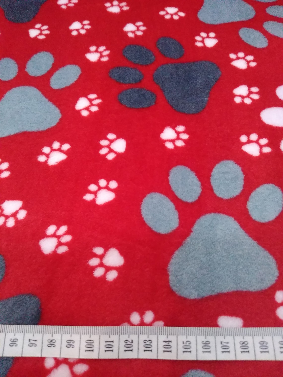 14.50euro/m dog print fleece fabric polar fleece patterned  Etsy