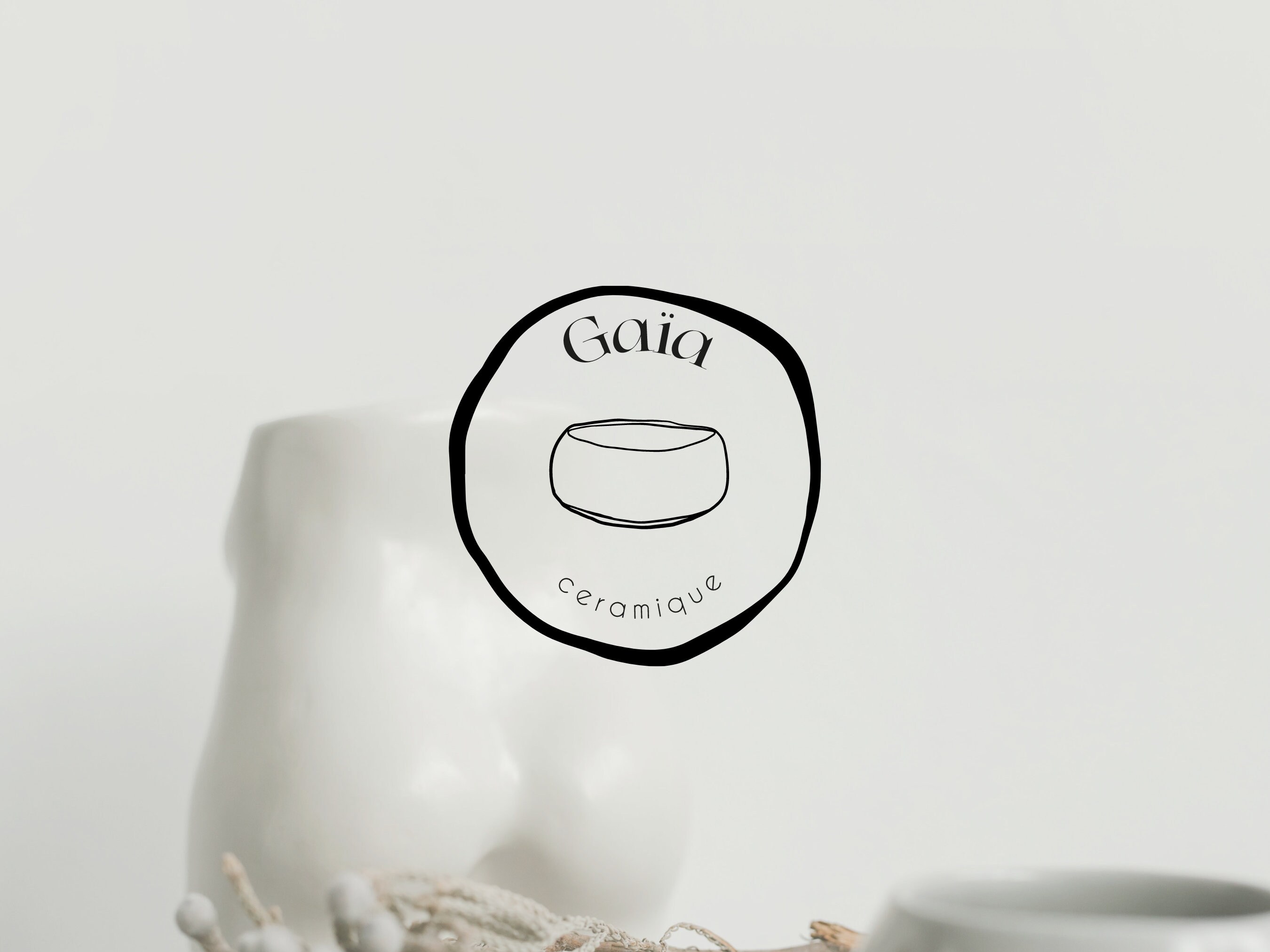 Ceramic Artist Logo pottery logo ceramics logo vase logo Etsy