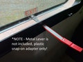 RV Emergency Exit Window Multi Position Latch Adapter Including Wind and Breeze Lock