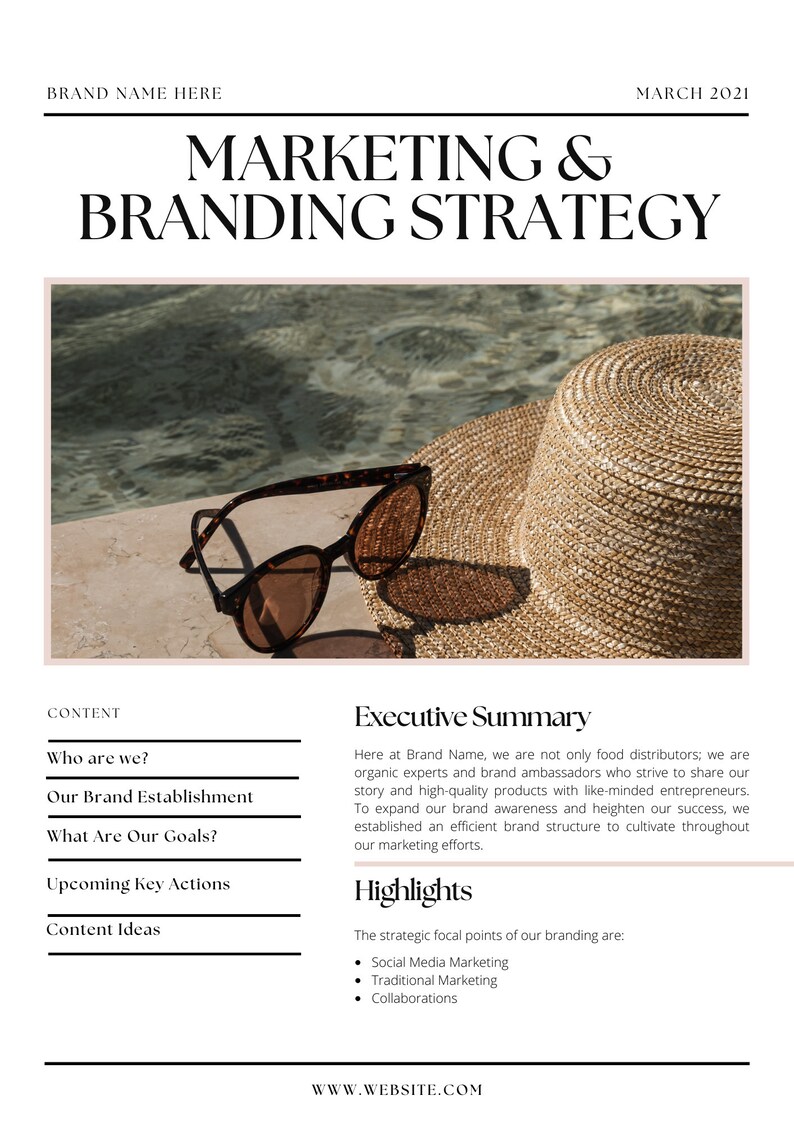 B2b Marketing Templates Marketing Plan Template Marketing Plan