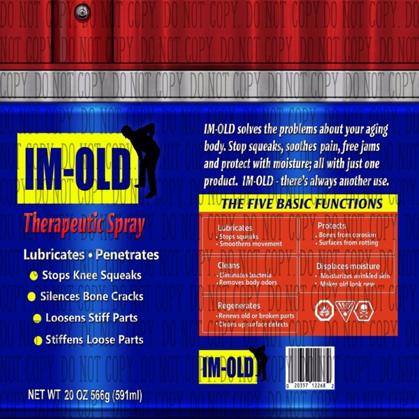 I’m old spray can sublimation PNG American spelling