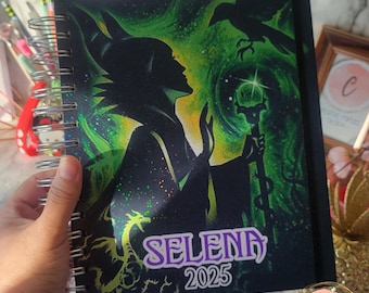 Villain 2026-2027 Planner - Personalized Weekly & Monthly Agenda, Hardcover, Habit Tracker, Budget Planner