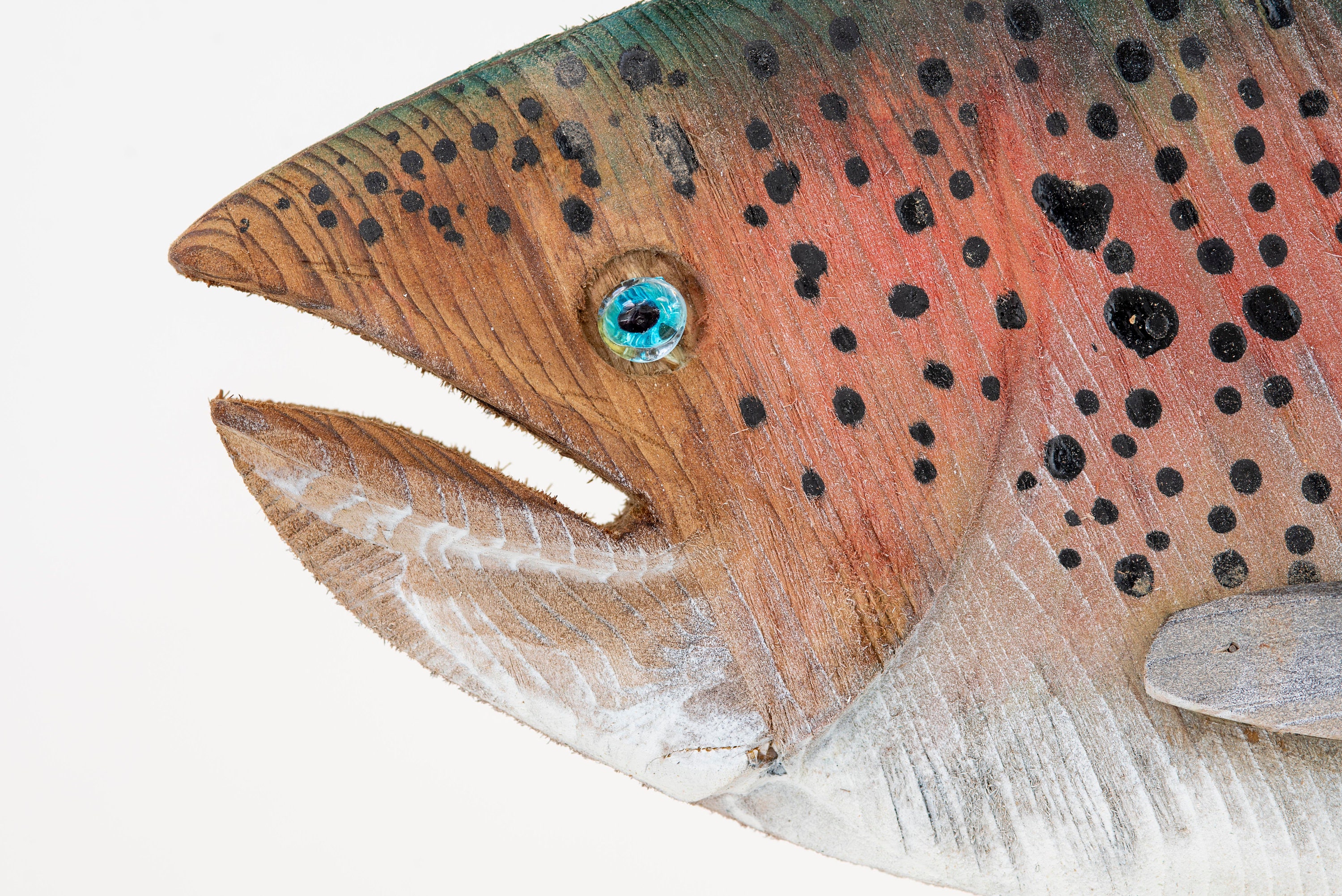 Peces de madera pieza única escultura para colgar en la Etsy