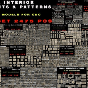 2550 Pcs Cnc Router Files, Stl File 3d Printing, Architecture Models, Brand Iron, Wood Branding Stamp, Wood Burning Stamp, Artcam, STL MODEL