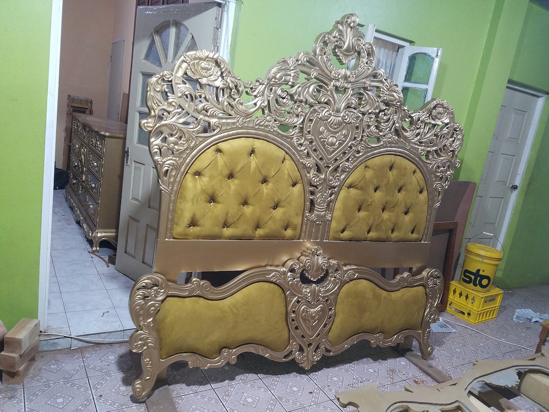 Jamaica Hand Made King and Quuen Size Bed Headboard Carving Etsy