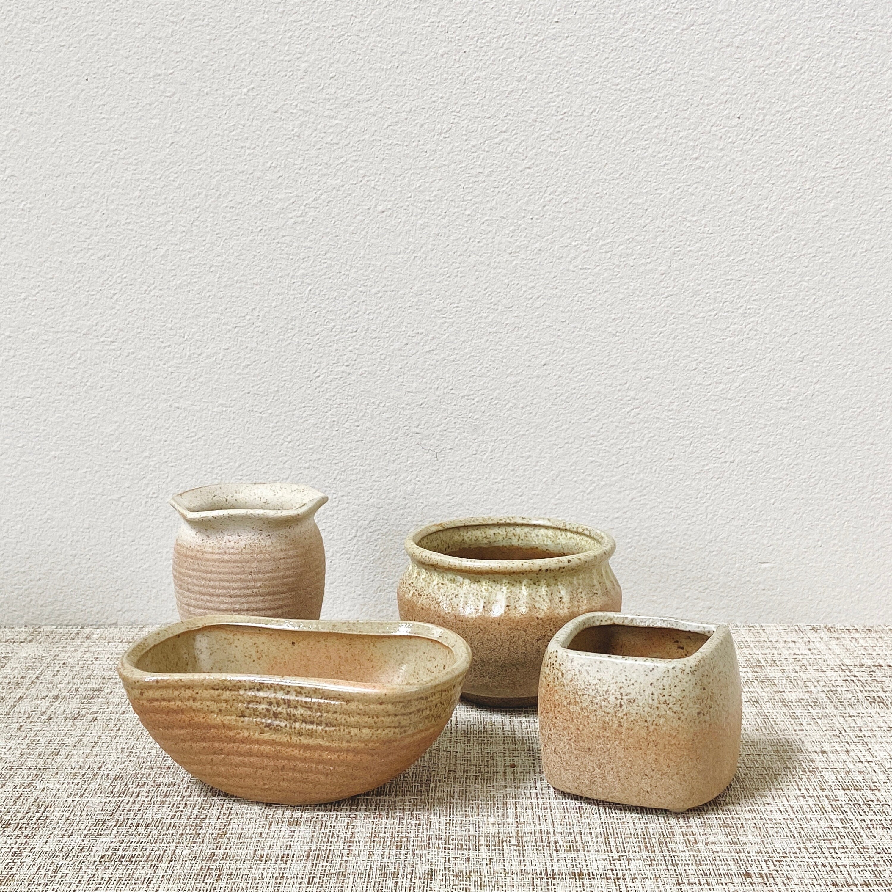Earth Color Succulent Pots Ceramic Succulent Pots With Drainage | Ceramic Pots For Succulent Collections and Arrangements