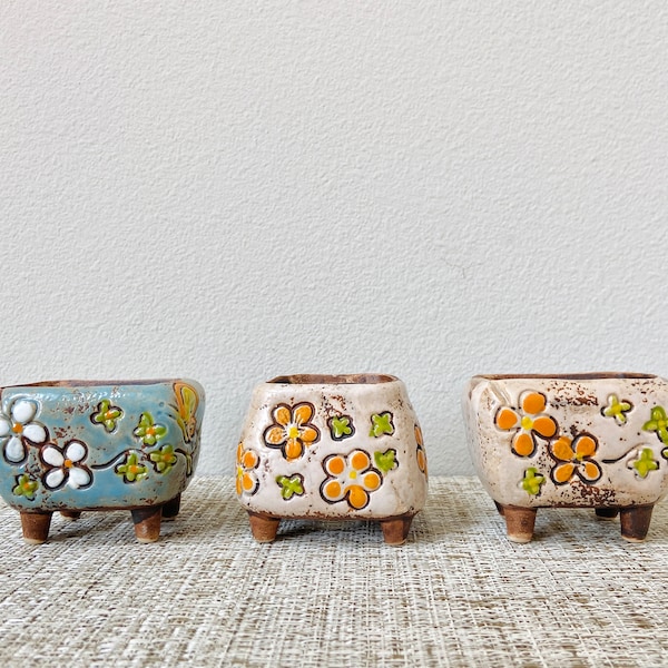 Small Ceramic Pots Etsy