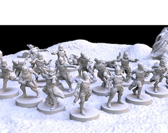 Officer clone trooper miniatures