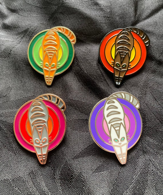 Patches Colours of the Sky Cat Pins