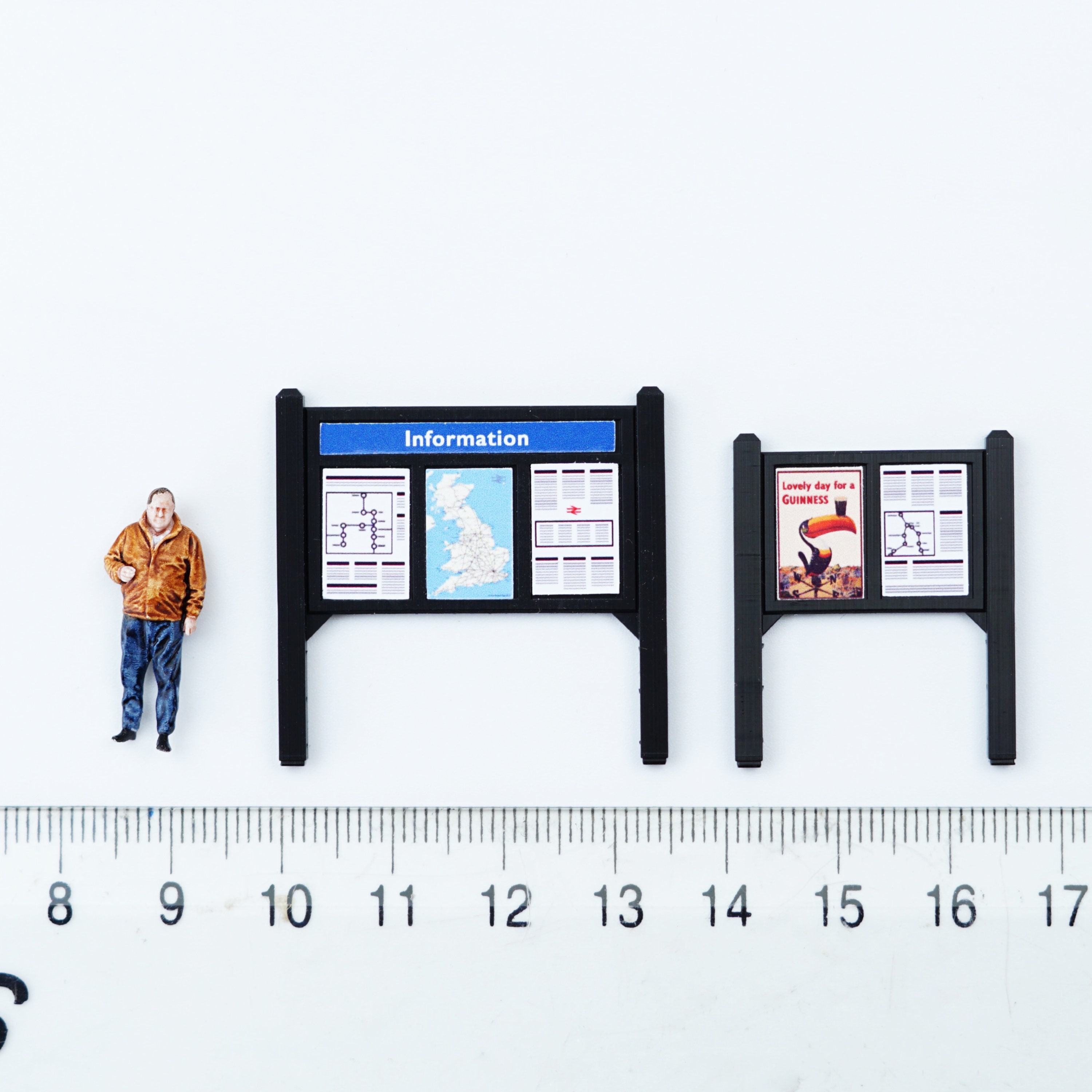 OO gauge / 4mm Customised Model Railway Station Signs | Sankey Scenics Signs