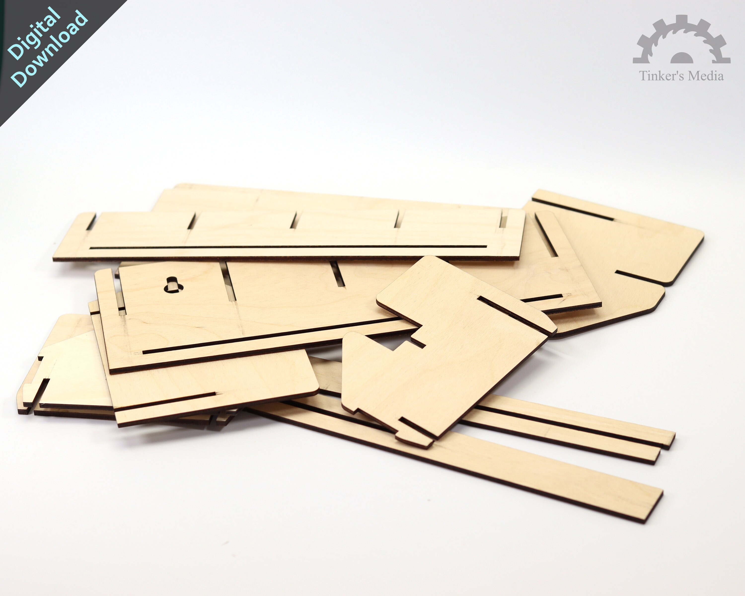 Sticker Roll Holder Laser Cut File Sticker Holder Etsy