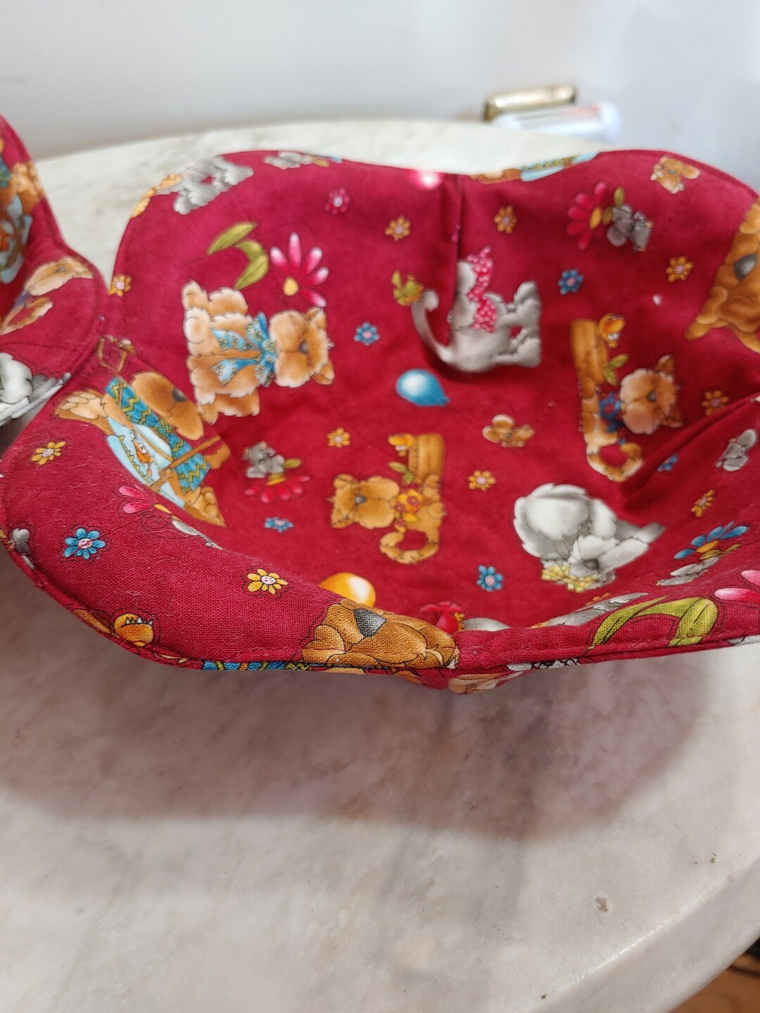 Cotton Bowl Cozy for the Microwave Etsy