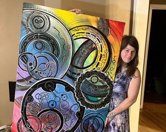 Custom paintings! Pick your canvas and tell me what you want it to say! Consultation and a video explanation of the transcription included!!