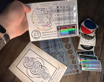 Sirkles DIY Kit! Includes stencil, examples, QR codes to tutorials and active communities, and MORE! Perfect for making your own designs!
