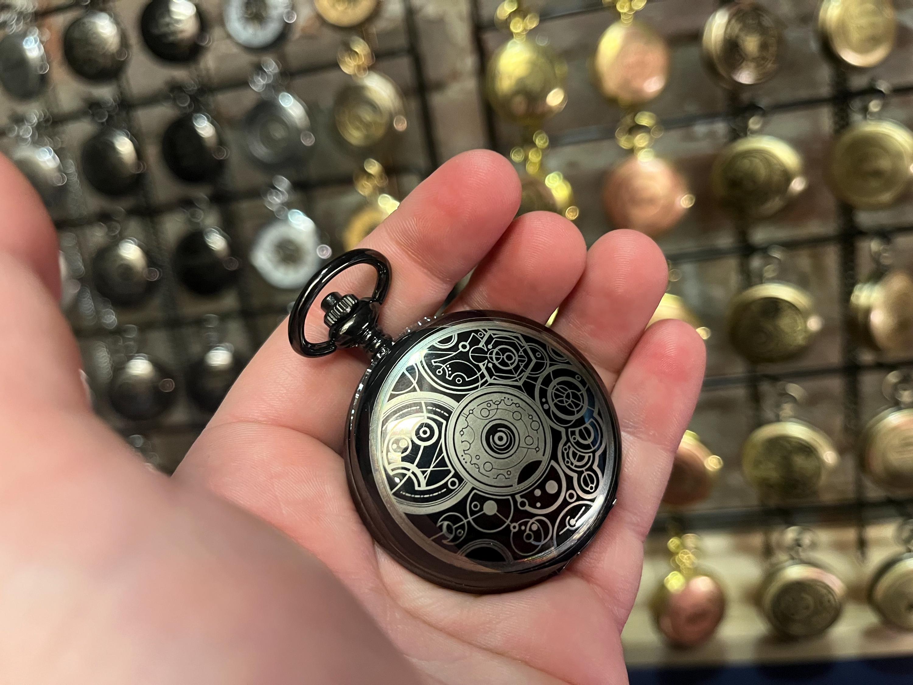 Mechanical pocket watches engraved with your own design, a design from my library, or a simple custom design (complex designs sold separate)