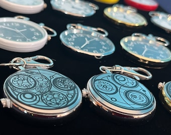 Pocket watches! Custom engraved. Design transcription, explanation video, transcription key, and velvet pouch all included with purchase!