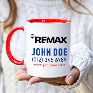 Remax Custom Real Estate Agent Coffee Mug, Personalized Real Estate Life Mug, Realtor Mug, Realtor Gift, Real Estate Gift, Broker Gift