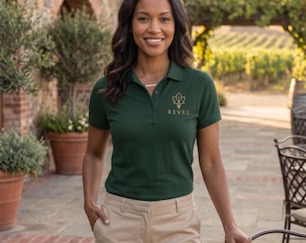 Polos brodés personnalisés pour hommes et femmes, polos imprimés et personnalisés pour le travail, les loisirs, les équipes sportives et les uniformes professionnels.