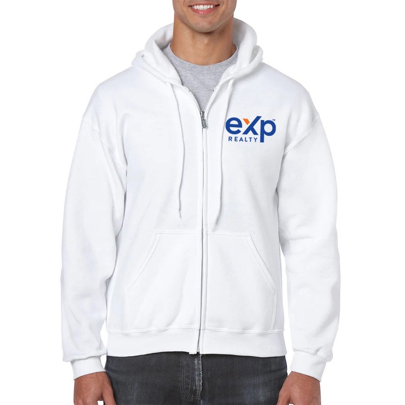 Exp Realty Realtor Zip-Up Hoodie, Cozy Real Estate Fleece Hooded Sweatshirt, Unisex Real Estate Agent Hoodie, Professional Marketing Apparel image 9