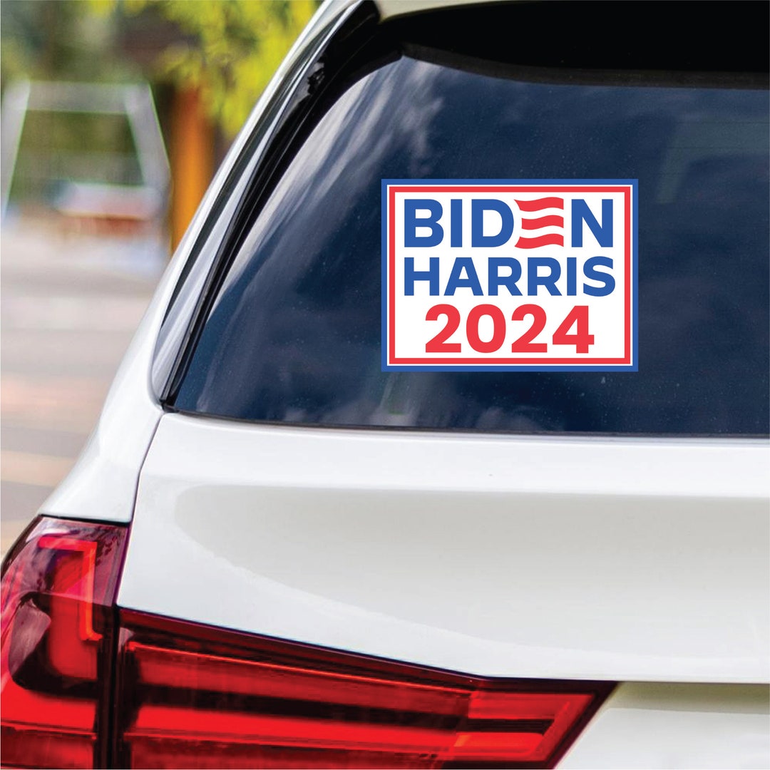 Biden Harris 2024 Sticker Vinyl Decal Presidential Election Etsy