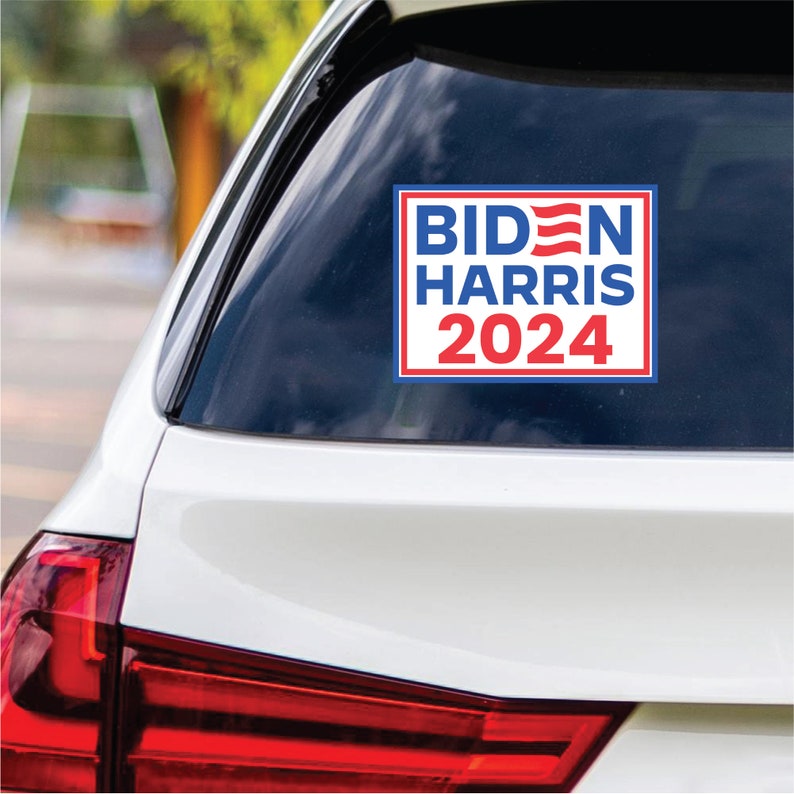 Biden Harris 2024 Sticker Vinyl Decal Presidential Election Etsy