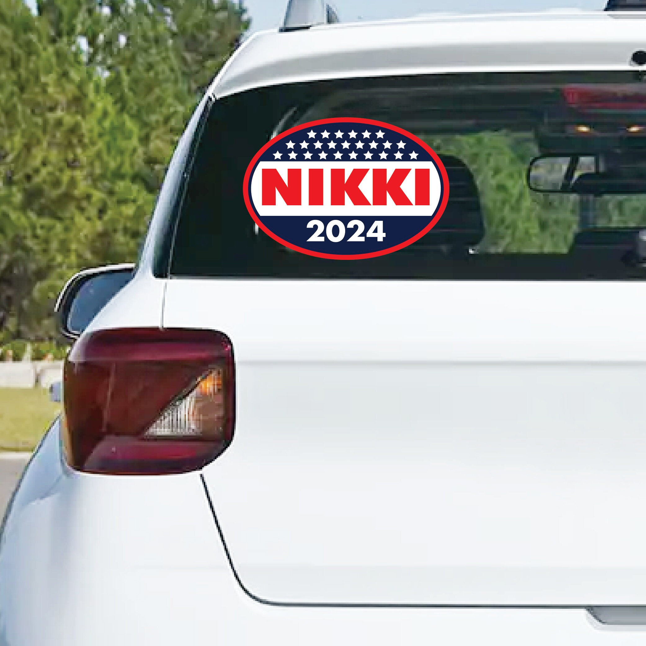 Nikki Haley 2024 Sticker Vinyl Decal, Presidential Election 2024, Nikki