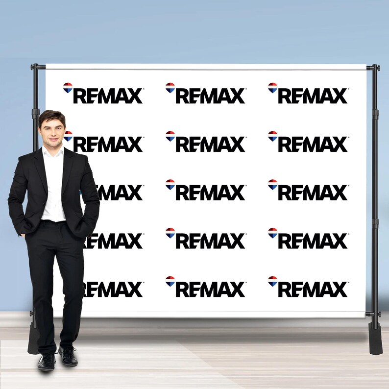 Remax Custom Real Estate Step and Repeat Backdrop Stand 10'x8 ...