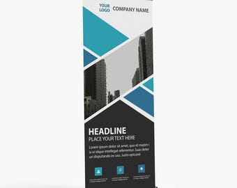 Custom LED Deluxe Retractable Banner 33" x 81" Roll up Banner Stand, Custom Deluxe Retractable Banner Stand, Pop-Up Store Display
