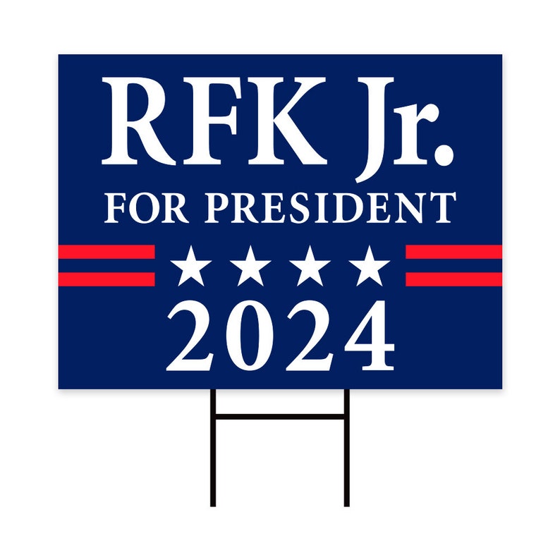 Kennedy 2024 Yard Sign Coroplast Presidential Election 2024 Etsy