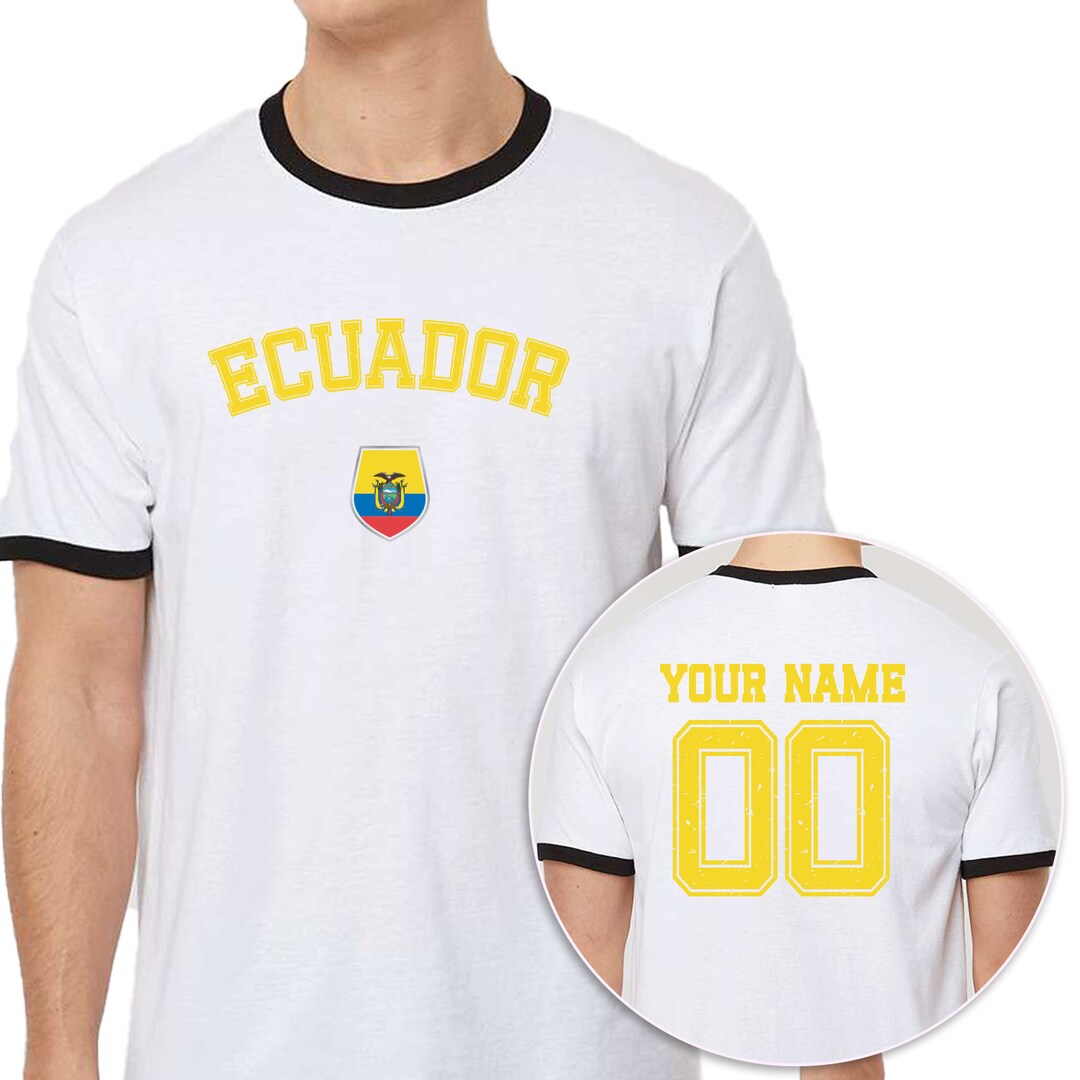 Custom Soccer Ringer T-shirt Front-back Print, Personalized Ringer ...