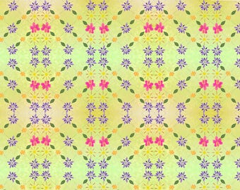 Patrón Flower Power