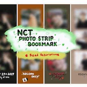 NCT Photo Strip Bookmark