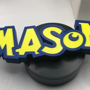 3d PM Printed Anime Trainer Style Name Plate I Personalized Desk Sign I Her His Gift I Kid&#39;s Room I Streamer Gift I Display I Back to School